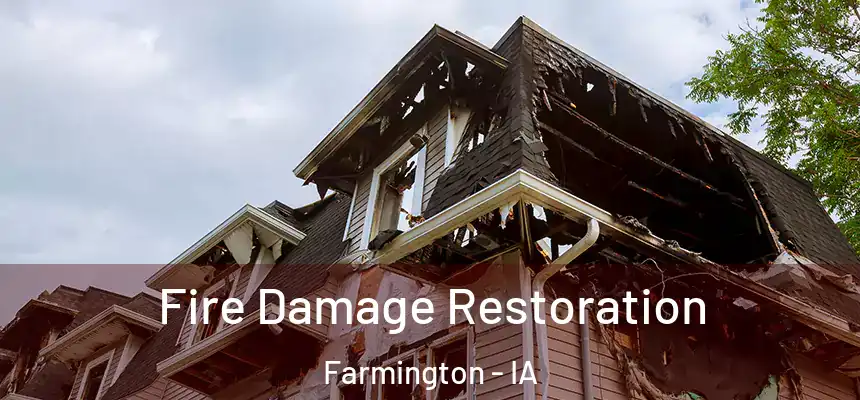 Fire Damage Restoration Farmington - IA