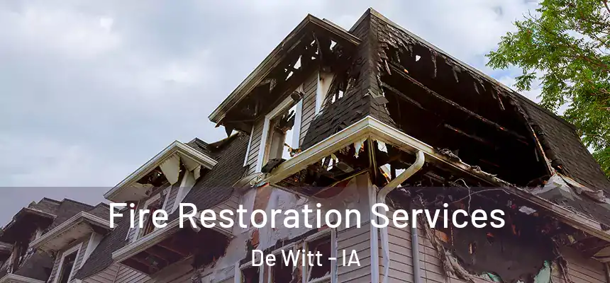 Fire Restoration Services De Witt - IA