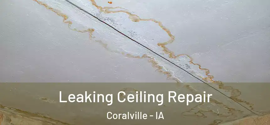  Leaking Ceiling Repair Coralville - IA