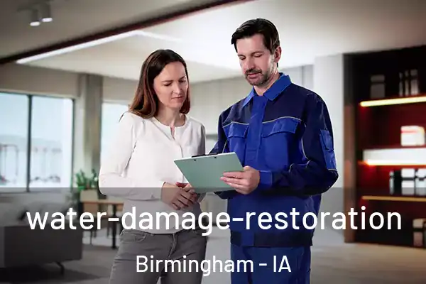 water-damage-restoration Birmingham - IA