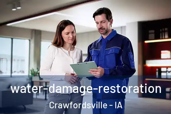 water-damage-restoration Crawfordsville - IA